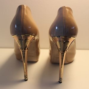 SALE🎁🎉Twi.., Italian Sexy Heels, Peep Toe, Nude Shoes!